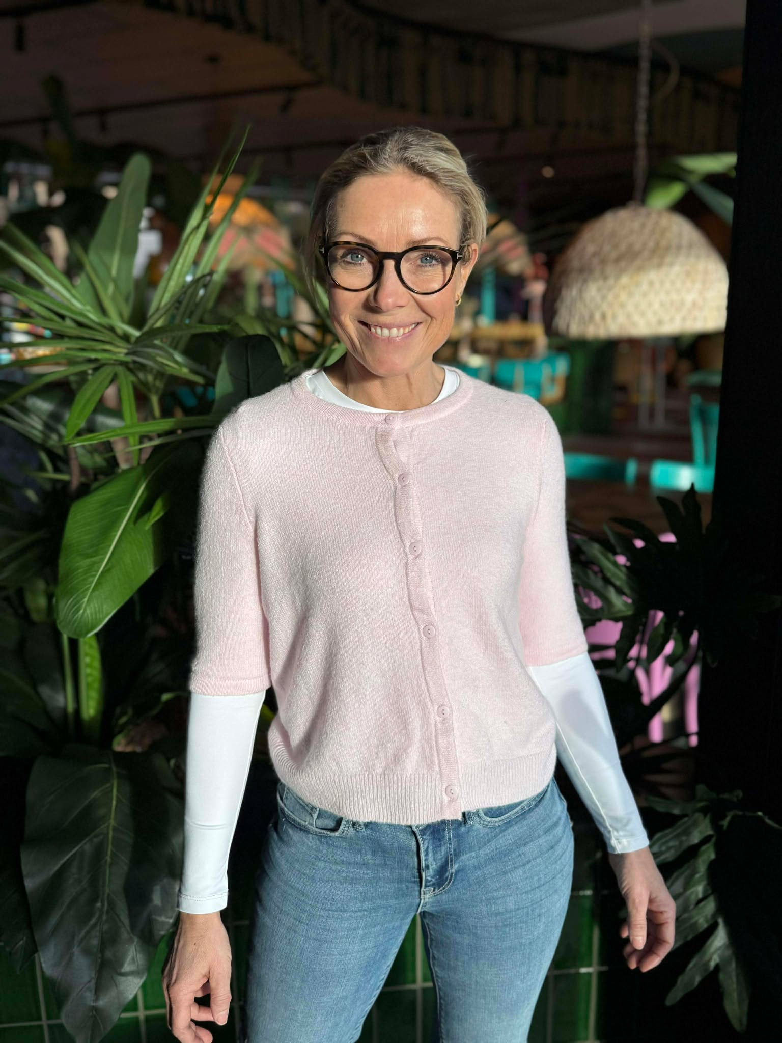 VMDOFFY Knit Cardigan - Pink-A-Boo